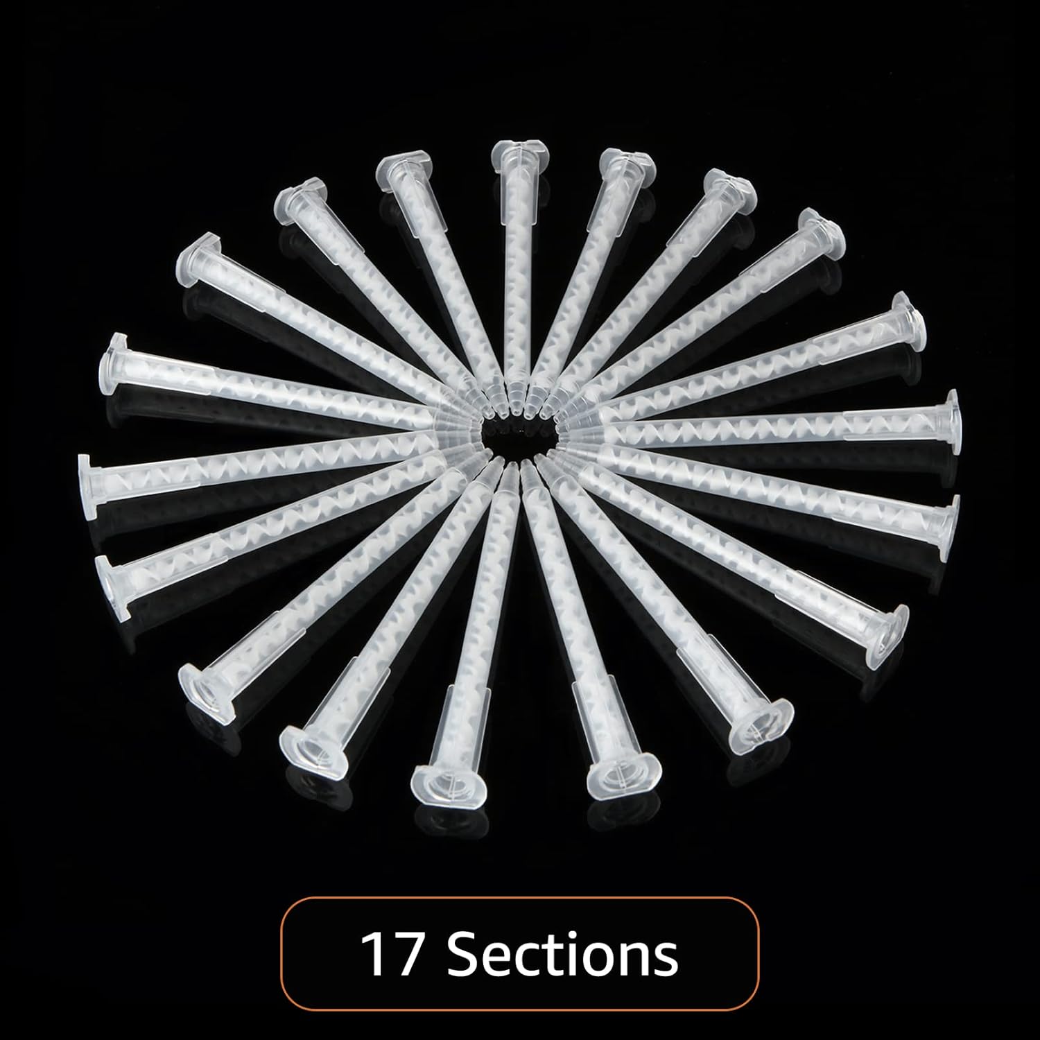 100 Pieces Epoxy Mixing Nozzle Tips for 50ml Cartridges