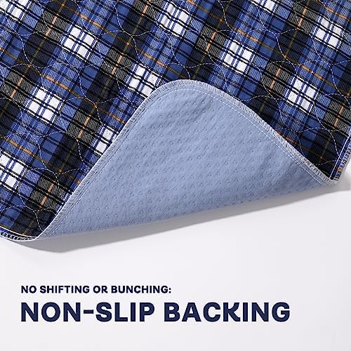 Brosive Non-Slip Washable Bed Pads for Incontinence 2 Pack