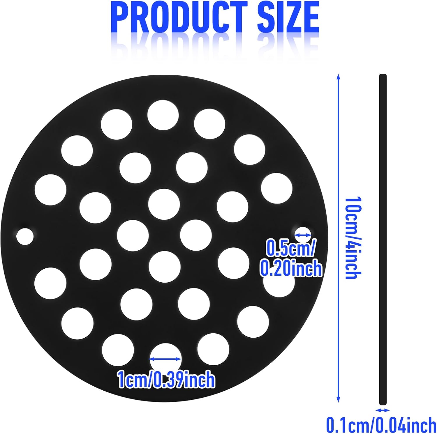 Stainless Steel Round Shower Drain Cover for Bathroom and Kitchen