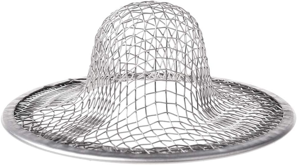 Stainless Steel Sink Strainer Hair Catcher Stopper for Kitchen and Bathroom