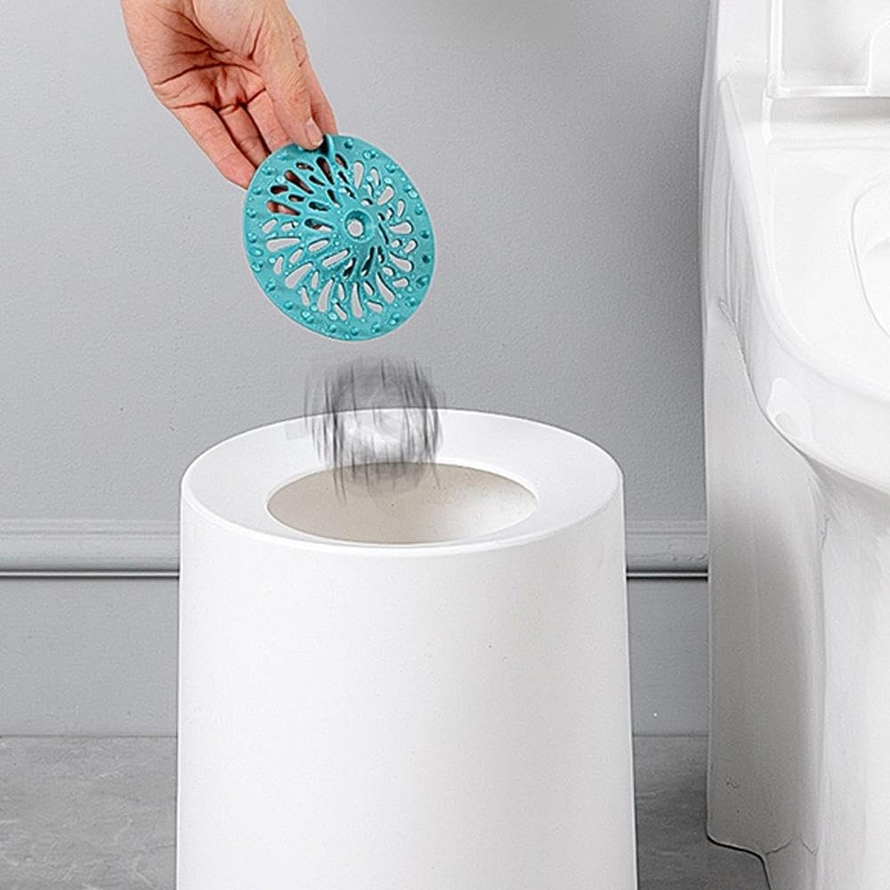 2pcs Hair Catcher Silicone Drain Stopper for Bathroom and Kitchen
