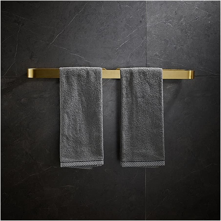 ANNBKA Brush Gold Wall-Mounted Towel Bar 1