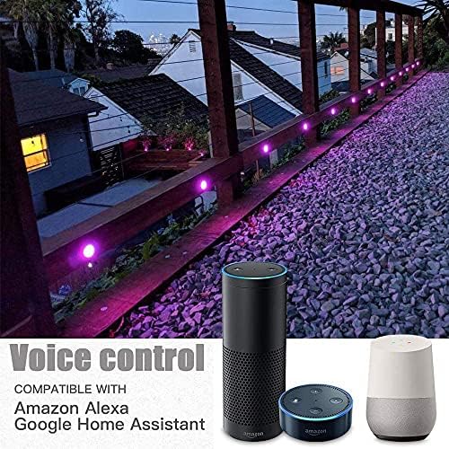Sumaote 30pcs LED Deck Lights Kit Smart RGB Waterproof Outdoor Lighting