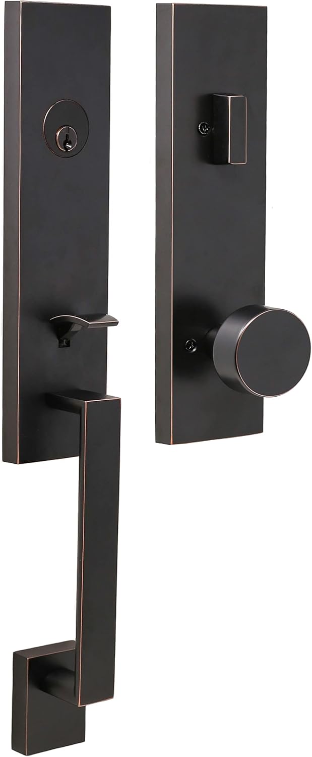 Weslock Leighton Entry Handle Oil Rubbed Bronze