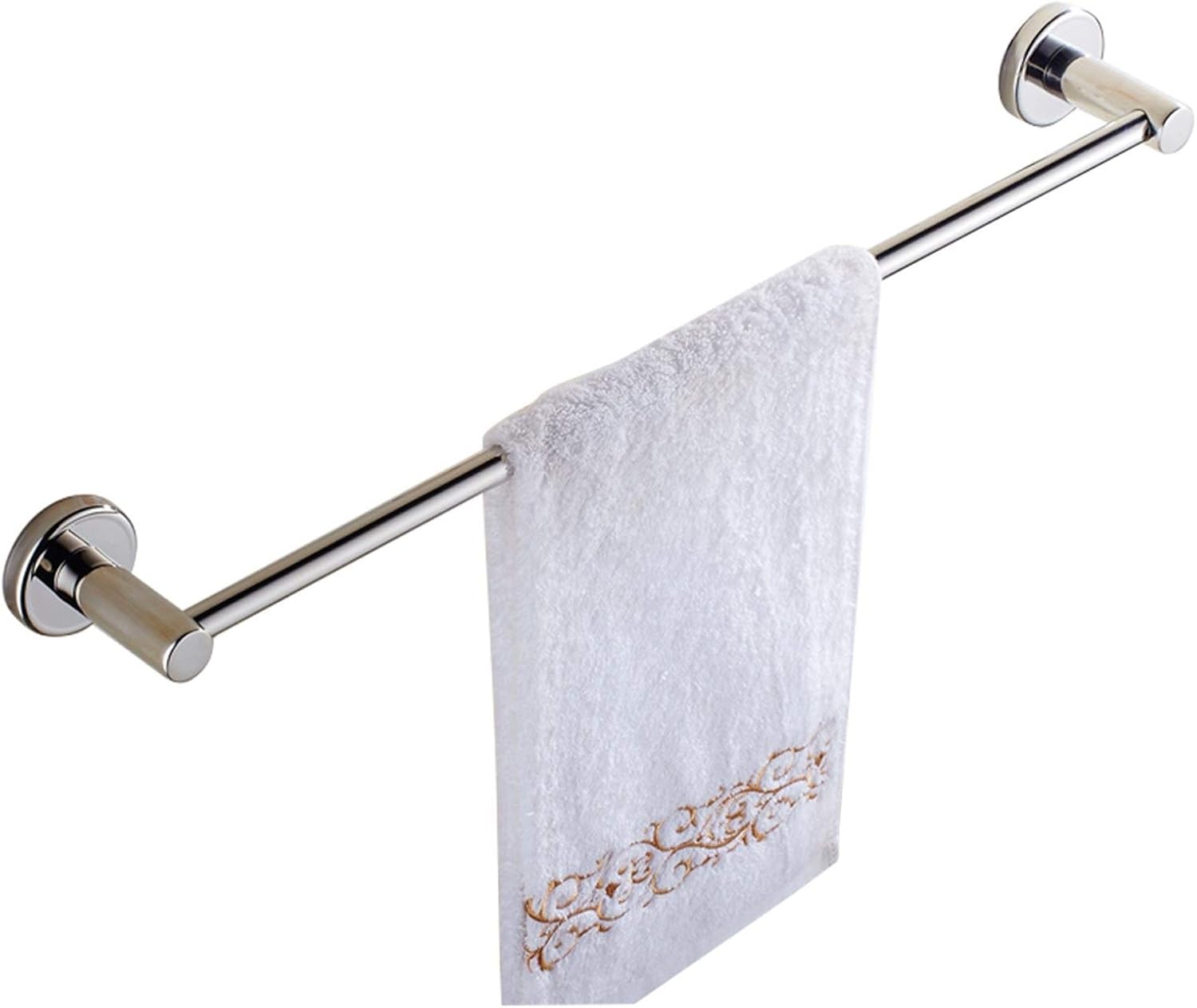 Stainless Steel Towel Bar Rail - 40Cm Wall Mounted Storage Holder