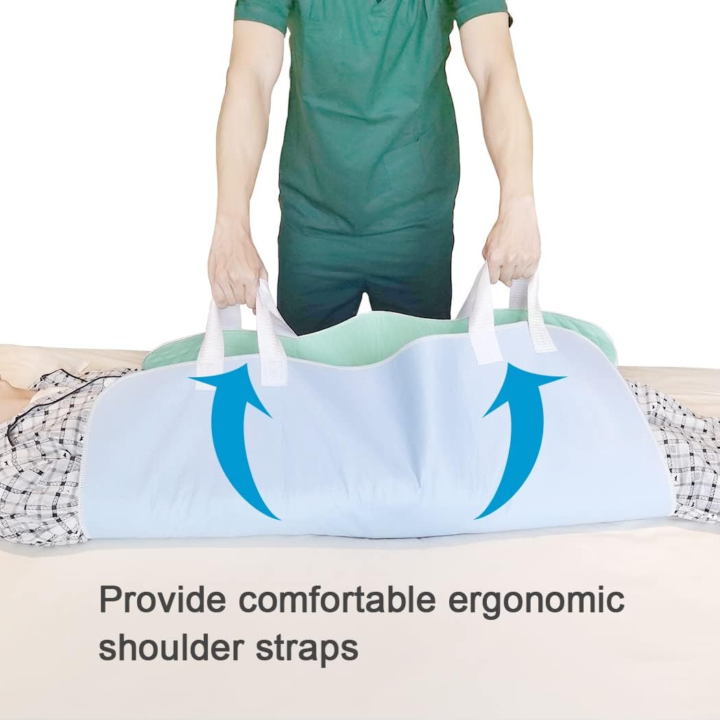 2 Pack Reusable Incontinence Bed Pads with Handles 36x34 Inch