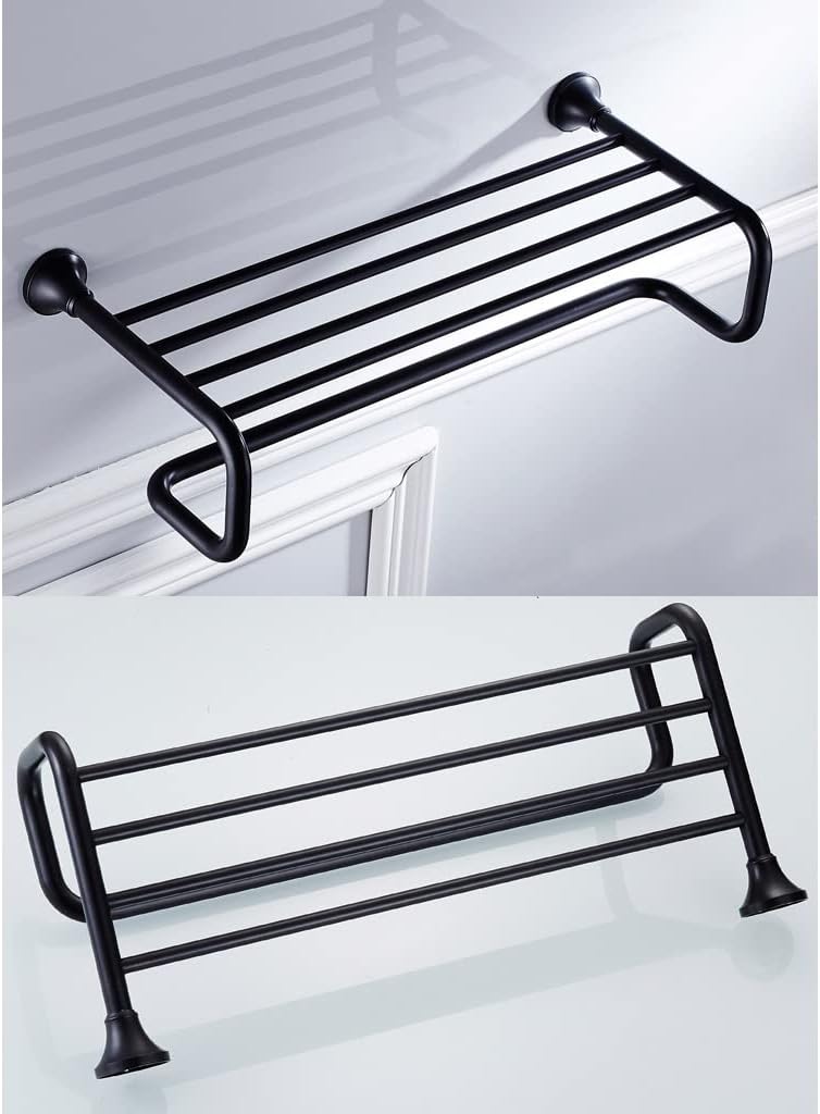 ANNBKA Black Bronze Towel Holder Wall Mounted 1