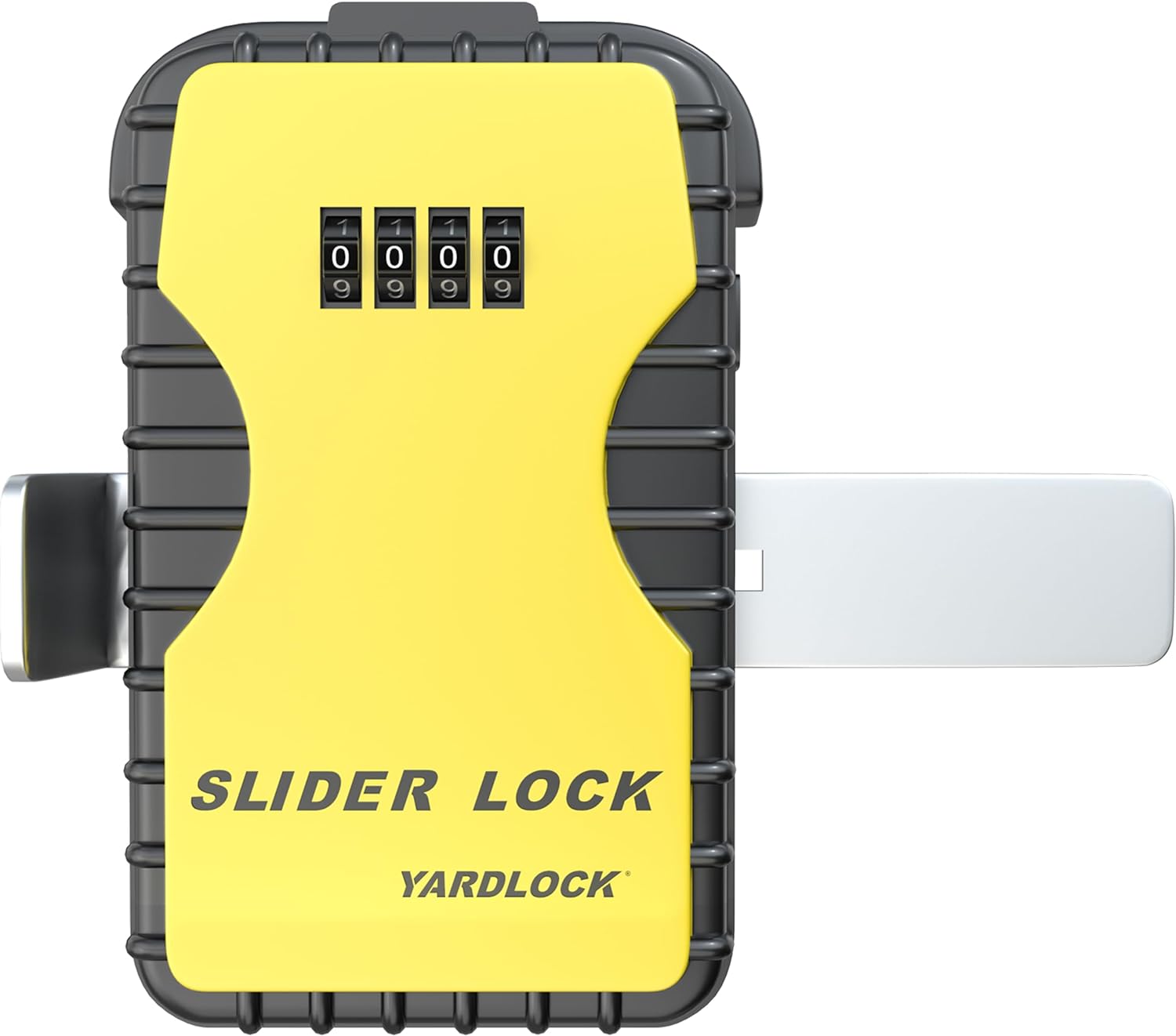 Yardlock Keyless Garage Door Slider Lock - 4 Dial Combination Deadlock