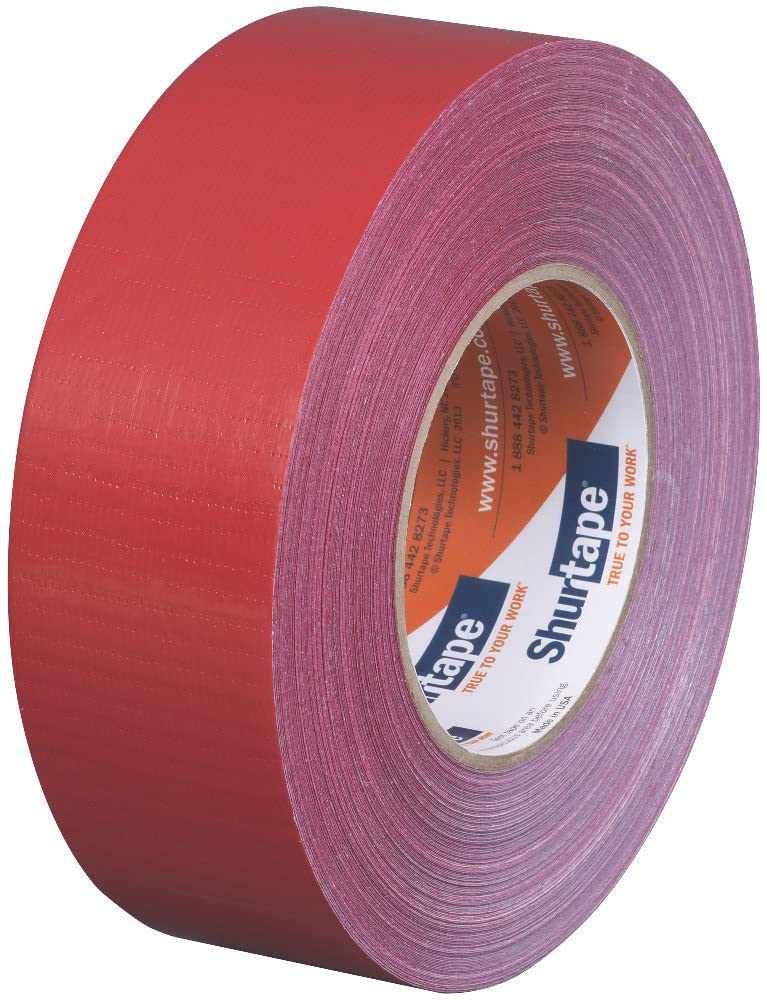 Shurtape PC-667RD260 Stucco Masking Duct Tape 2 x 60 yd Red
