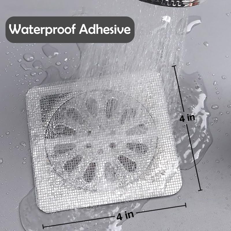 30Pcs Disposable Hair Catcher Drain Sticker for Bathroom Shower Sink