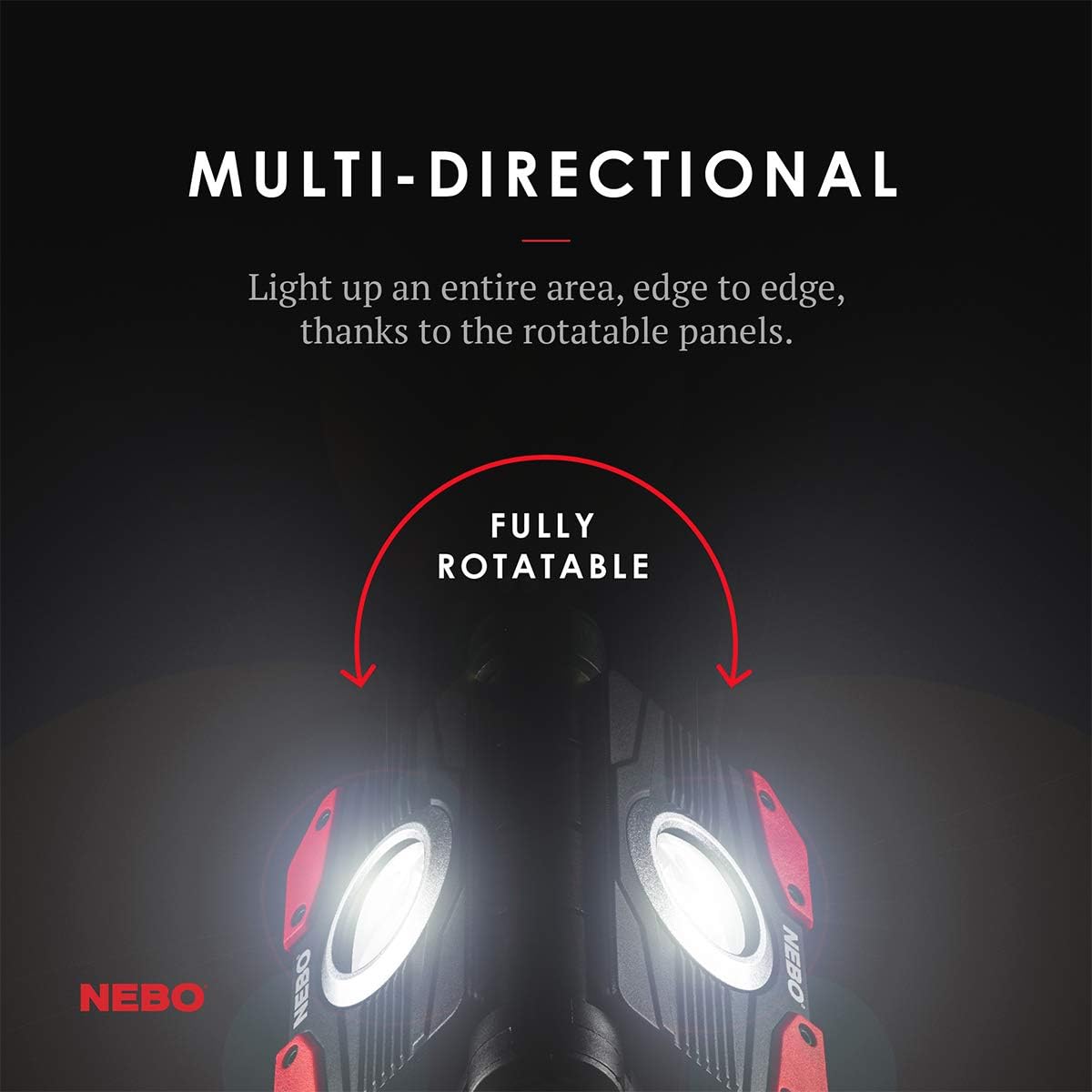 NEBO OMNI 2K Work Light with USB Power Bank
