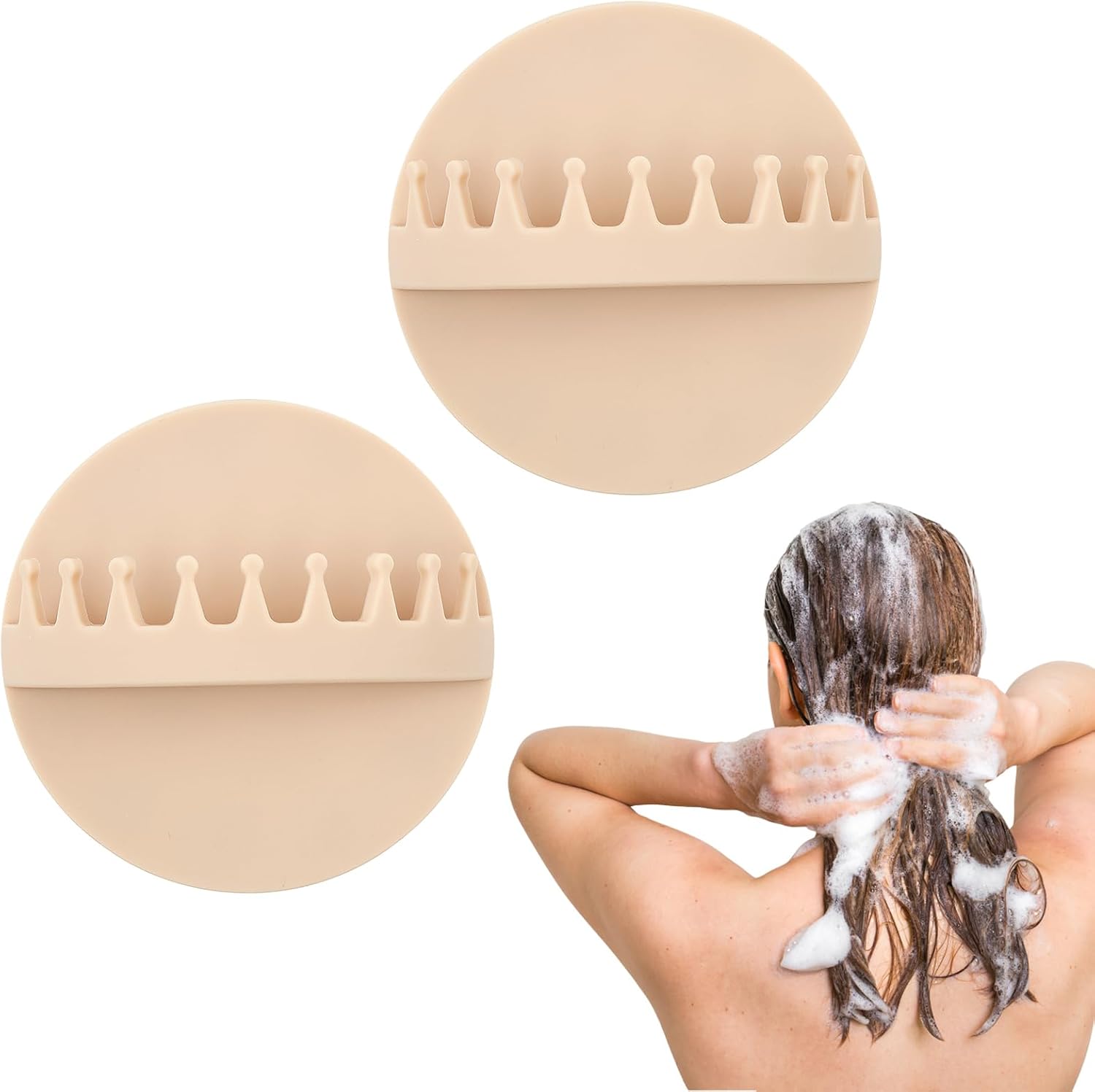 2pcs Wall Mount Suction Hair Collector for Bathroom 1
