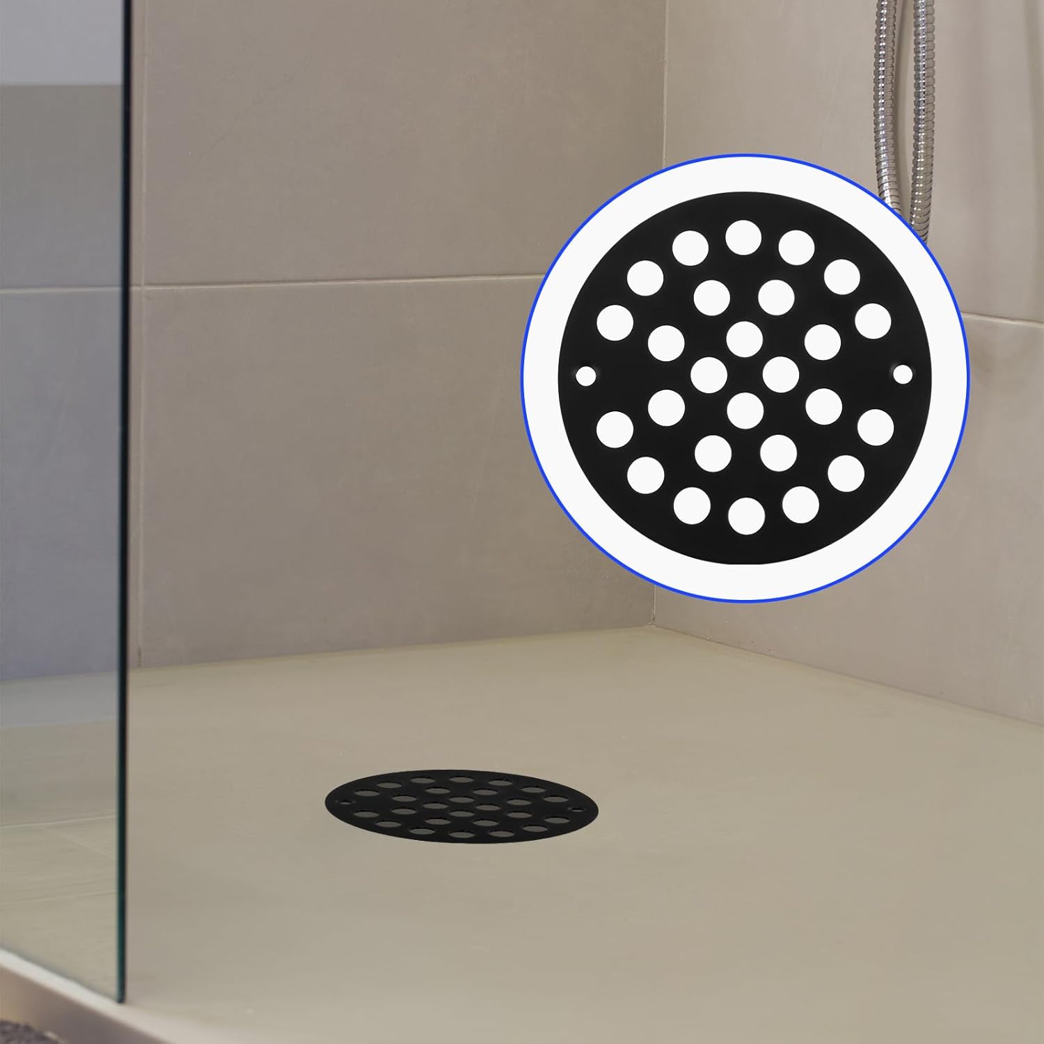 Stainless Steel Round Shower Drain Cover for Bathroom and Kitchen
