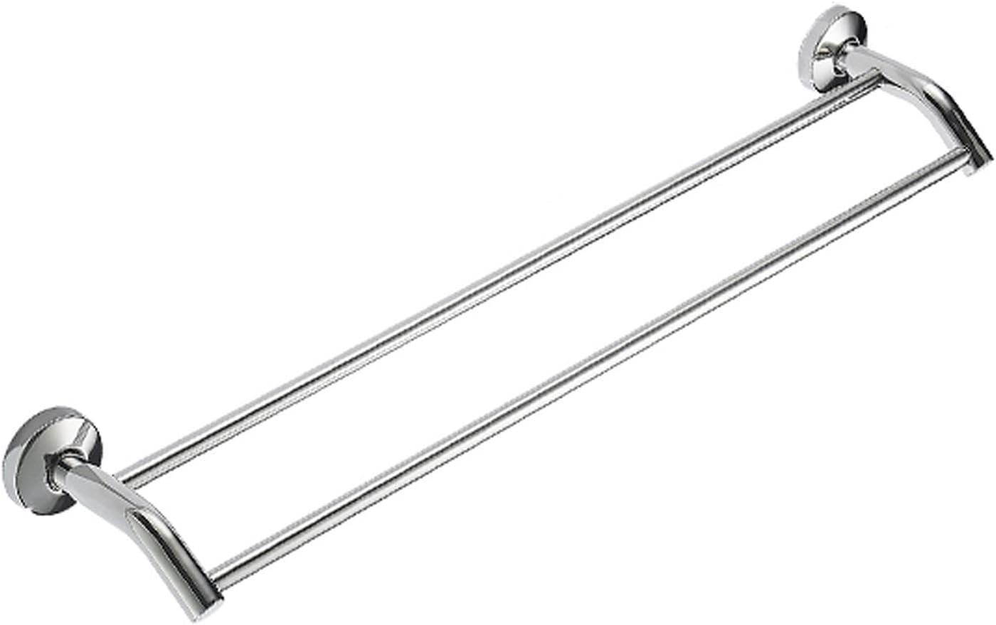 BOCbco Double Towel Rail 30cm Stainless Steel Bathroom Holder
