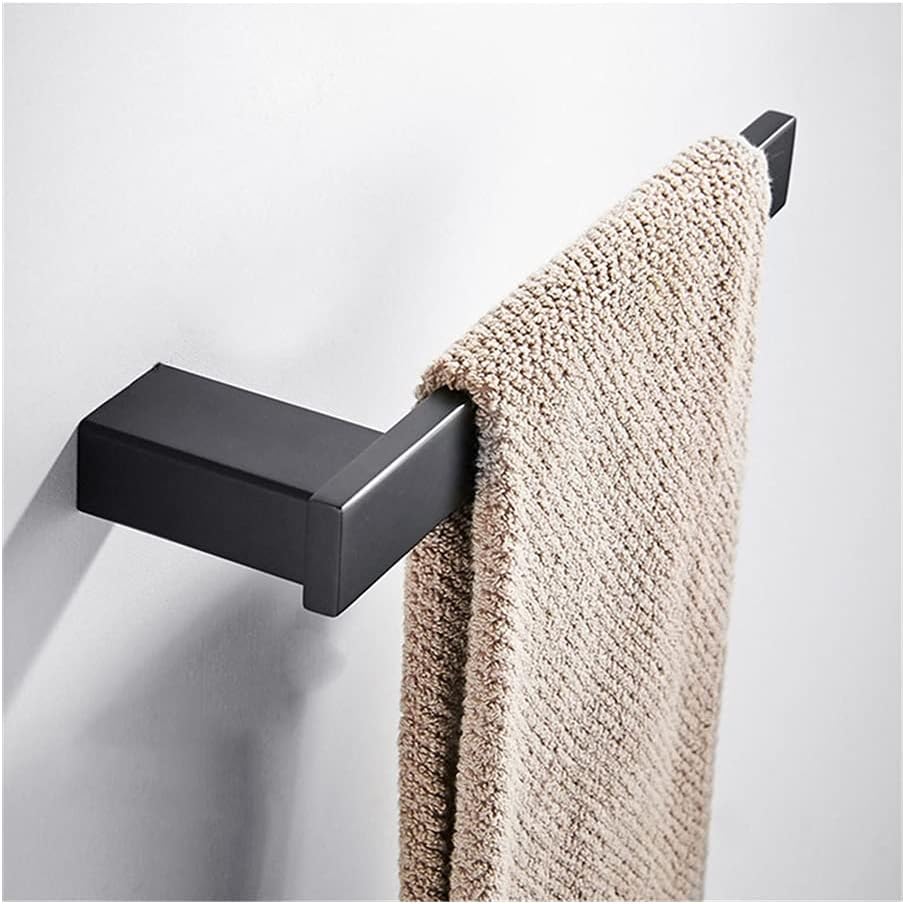 Modern 304 Stainless Steel Towel Bar Holder Black
