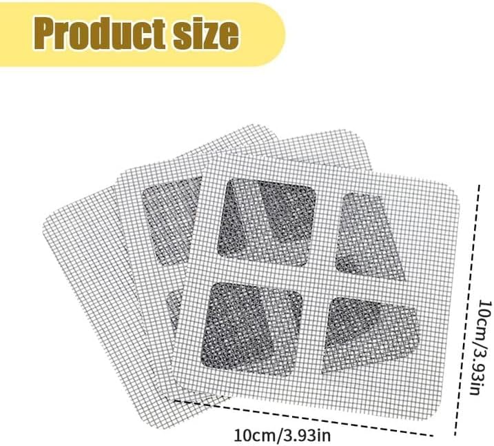 Yilia 4x4 Floor Drain Hair Catcher Stickers 10PCS