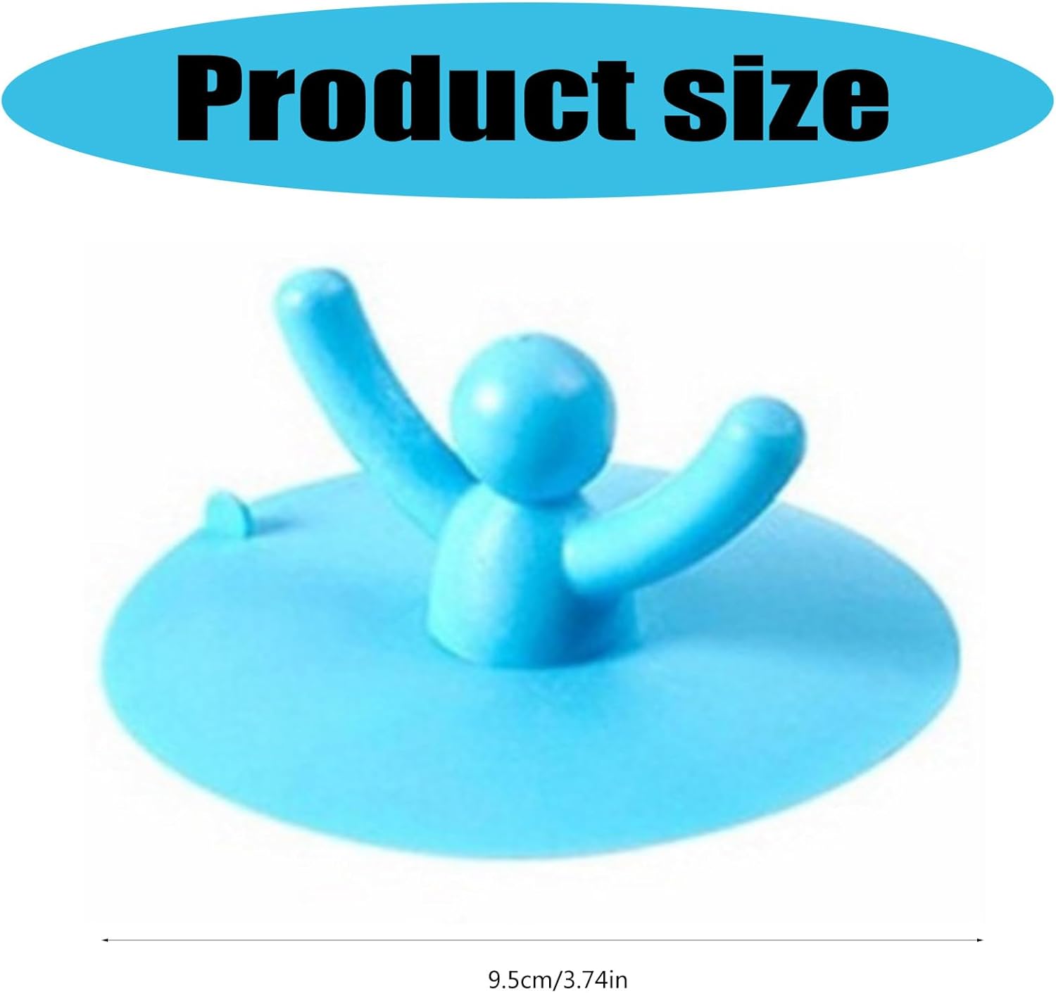 Fuhiueos Shower Drain Cover Food Grade Silicone 1