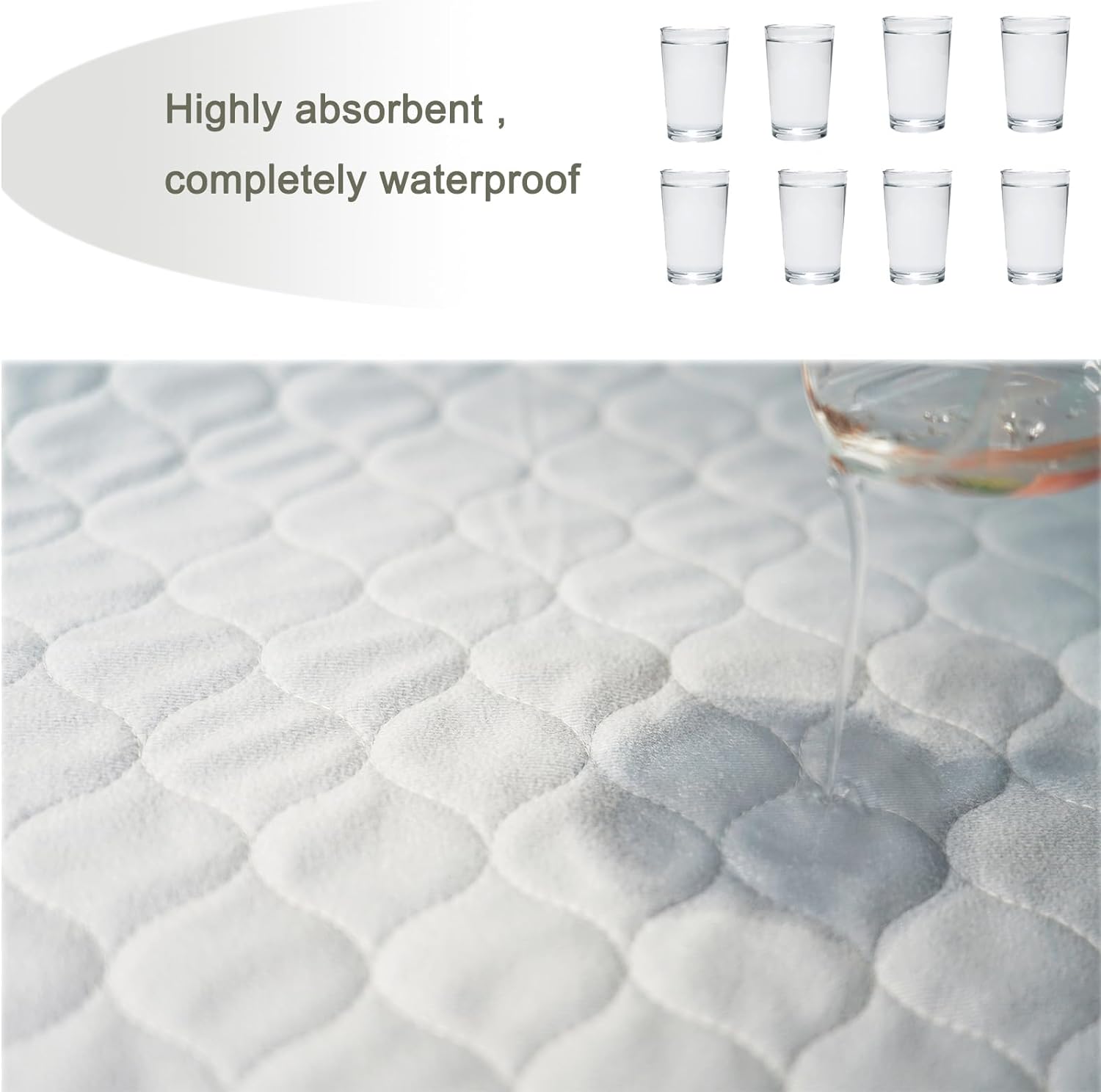 Careboree Waterproof Bed Pads for Incontinence