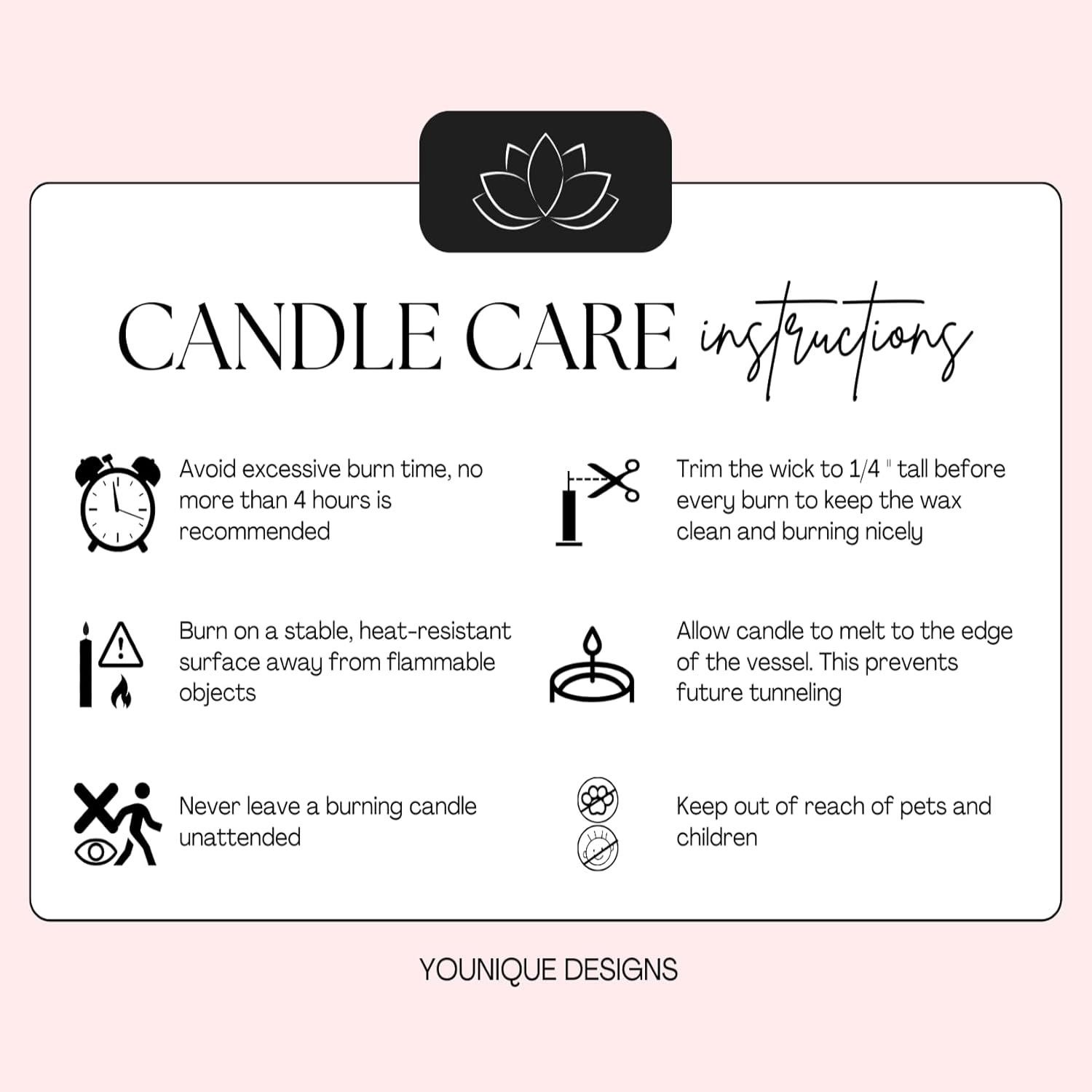 YouNique Designs Dachshund Candle 8 Oz Lavender Vanilla