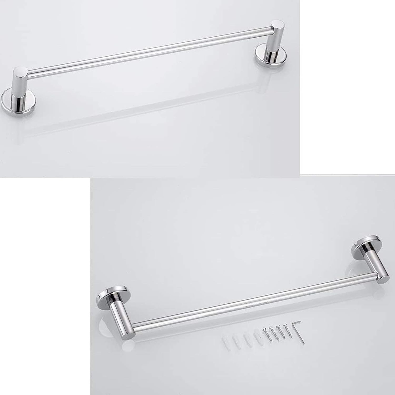 BOCbco Towel Bar 40Cm Brushed Finish Stainless Steel