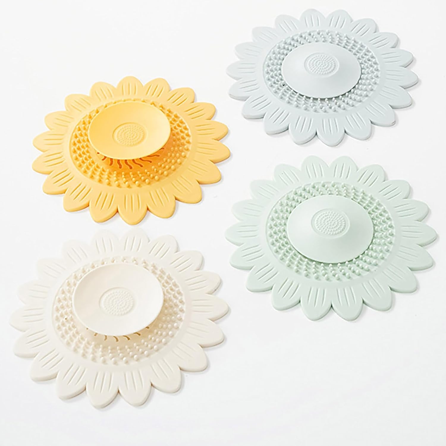 Hair Catcher Shower Drain Cover Protector Silicone