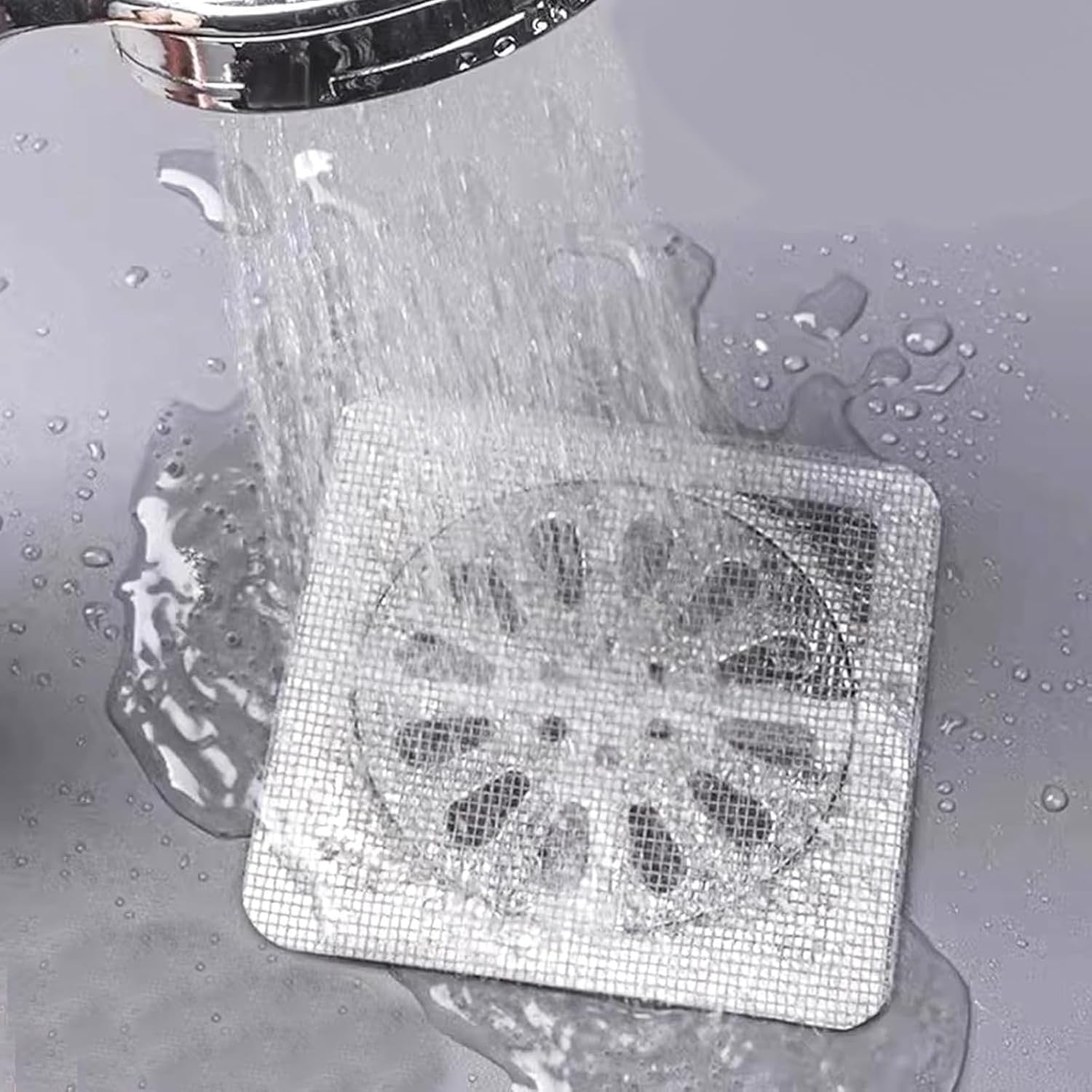 30PCS Jorakie Square Hair Catcher for Bath Kitchen
