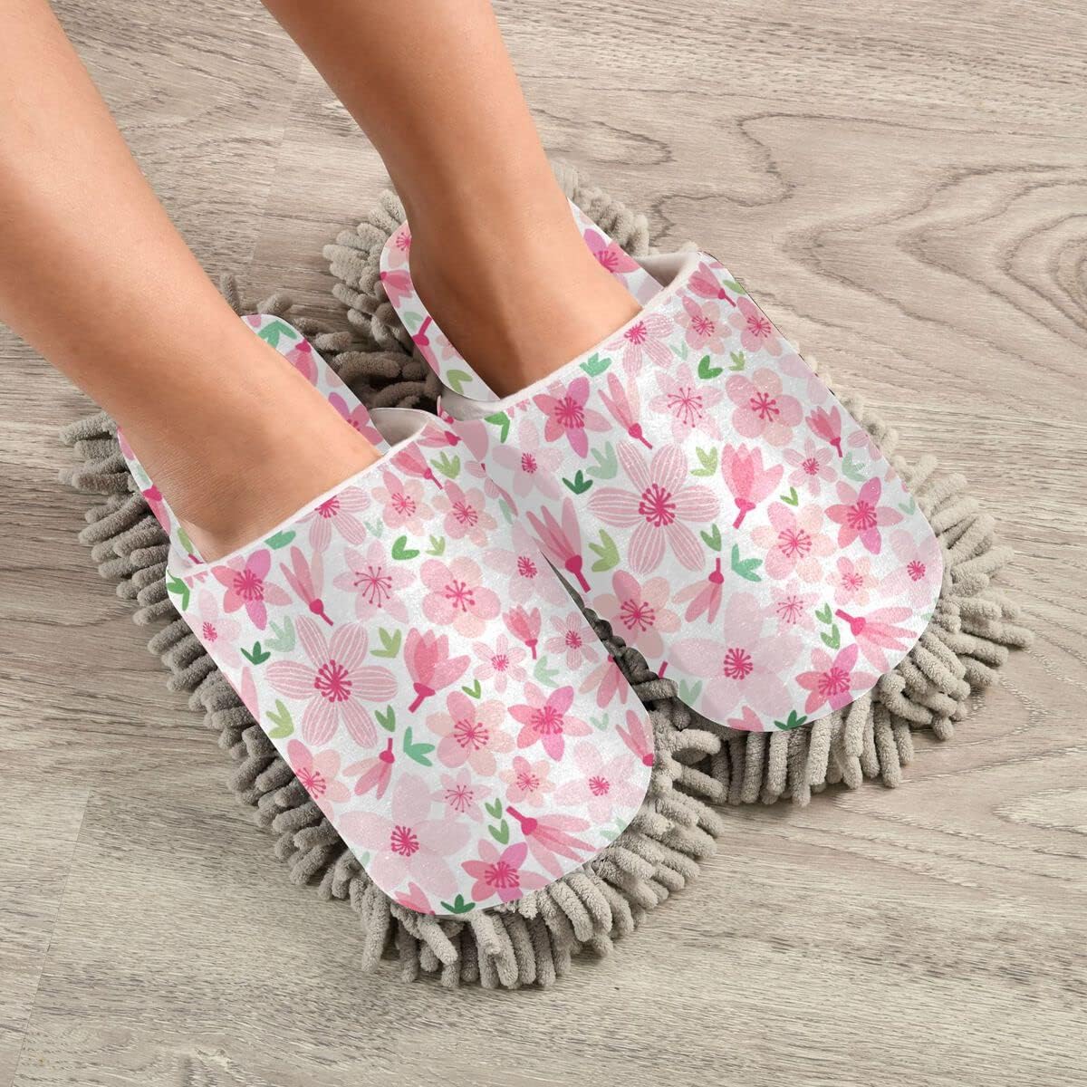 DOMIKING Mop Slippers for Floor Cleaning 1