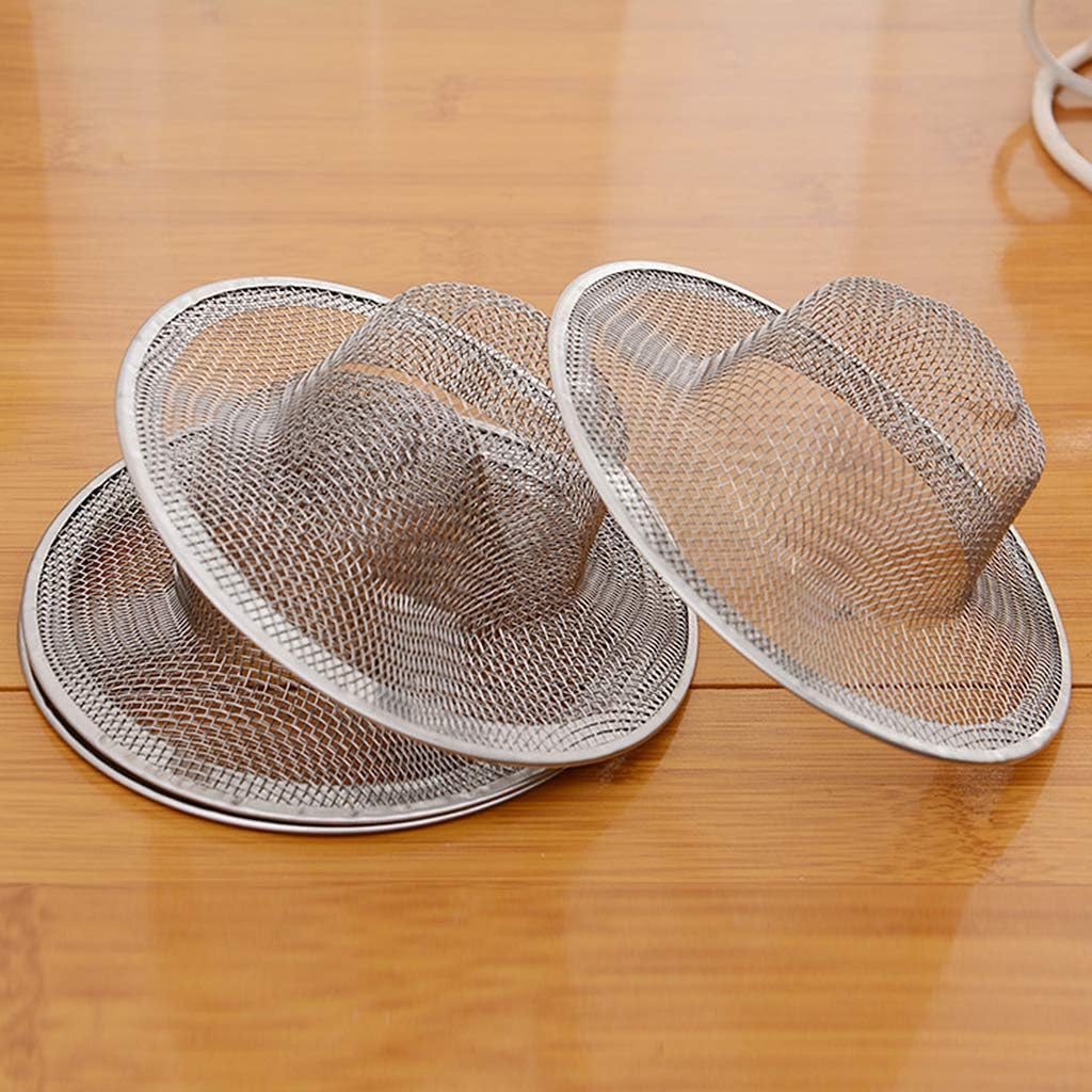 Stainless Steel Sink Strainer Hair Catcher Stopper for Kitchen and Bathroom