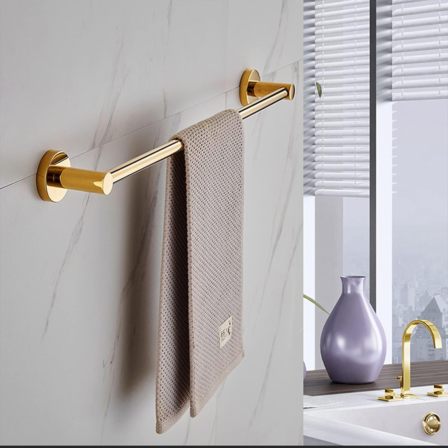 TiStm Towel Rack Wall Mounted Stainless Steel 30Cm
