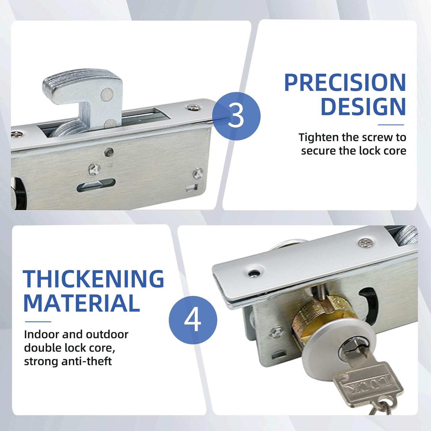 TTSITG Storefront Mortise Hook Deadbolt Lock