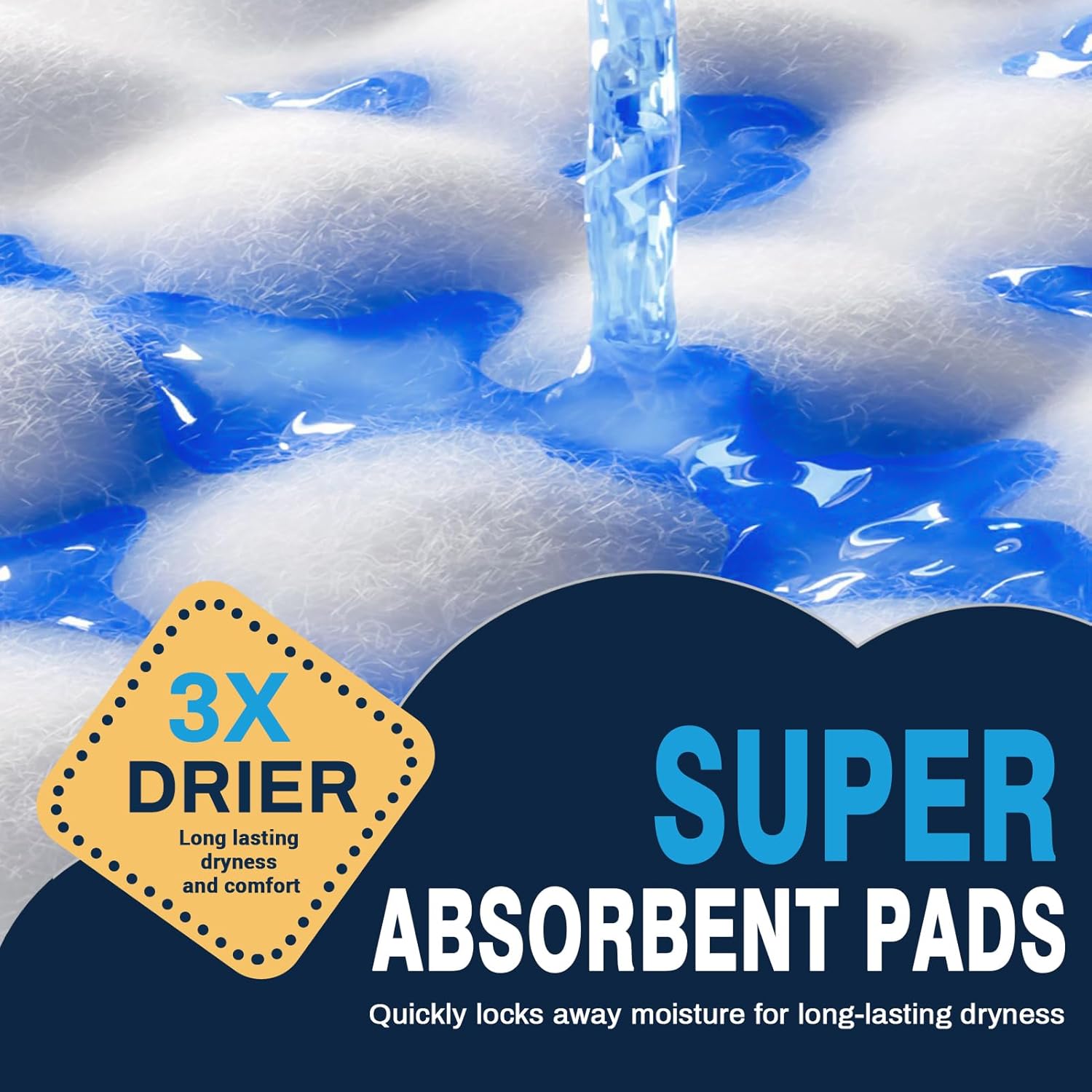 AAY Disposable Bed Pads 30X36 100pcs Tear-Resistant Incontinence Pads