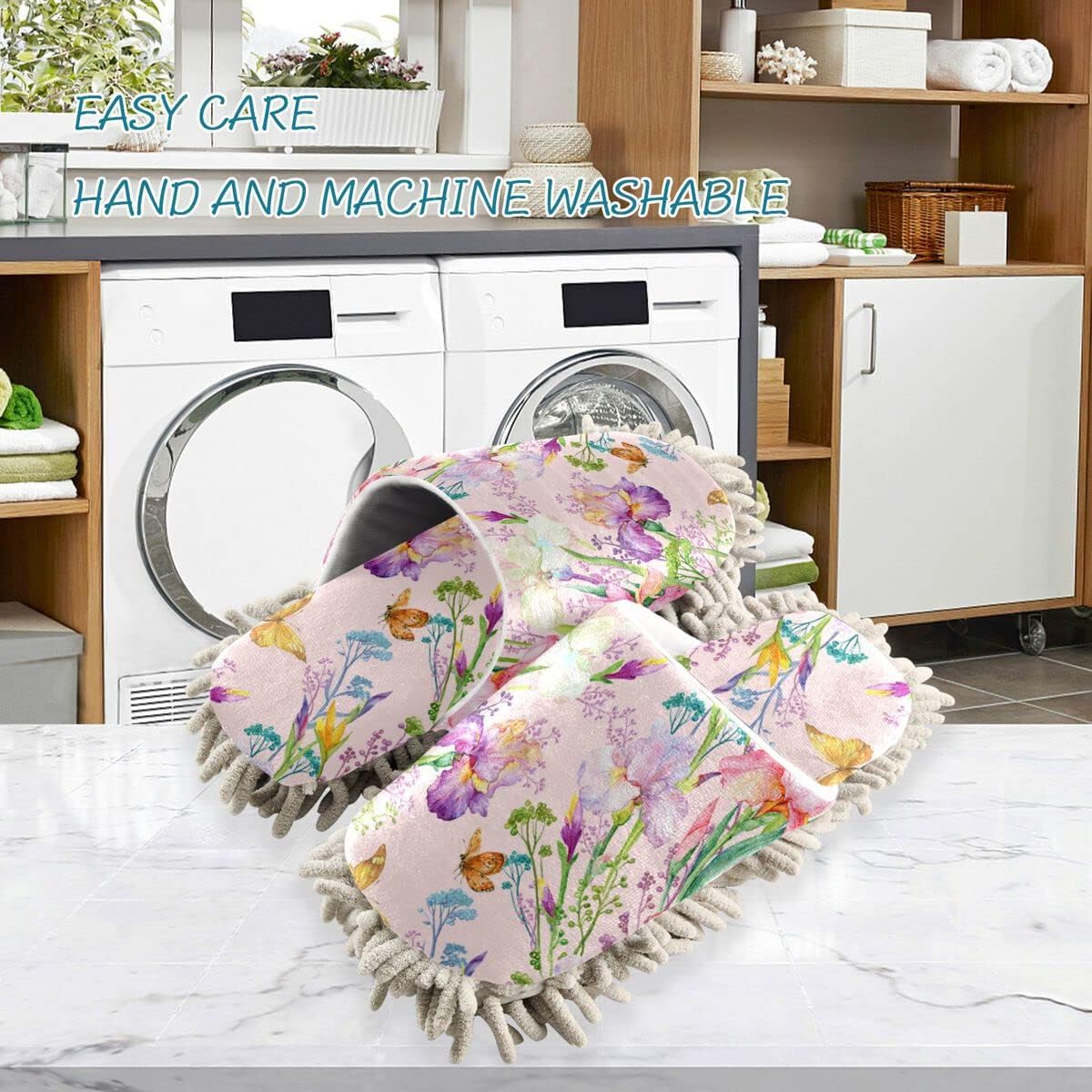 DOMIKING Mopping Slippers for Floor Cleaning 1