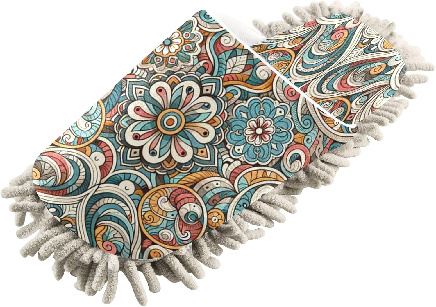 Zhirexin Mandala Design Cleaning Slippers