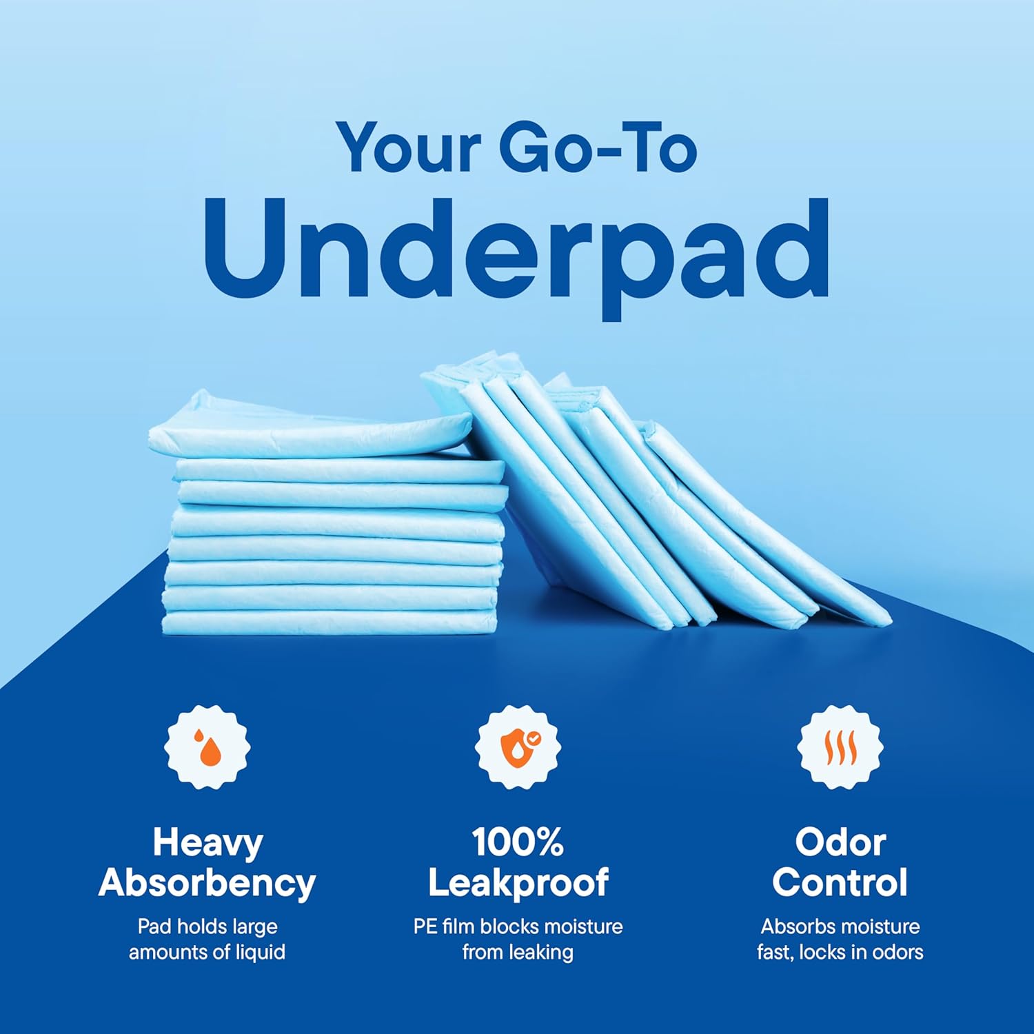 Stack Man Chucks Pads Disposable Underpads 100-Pack