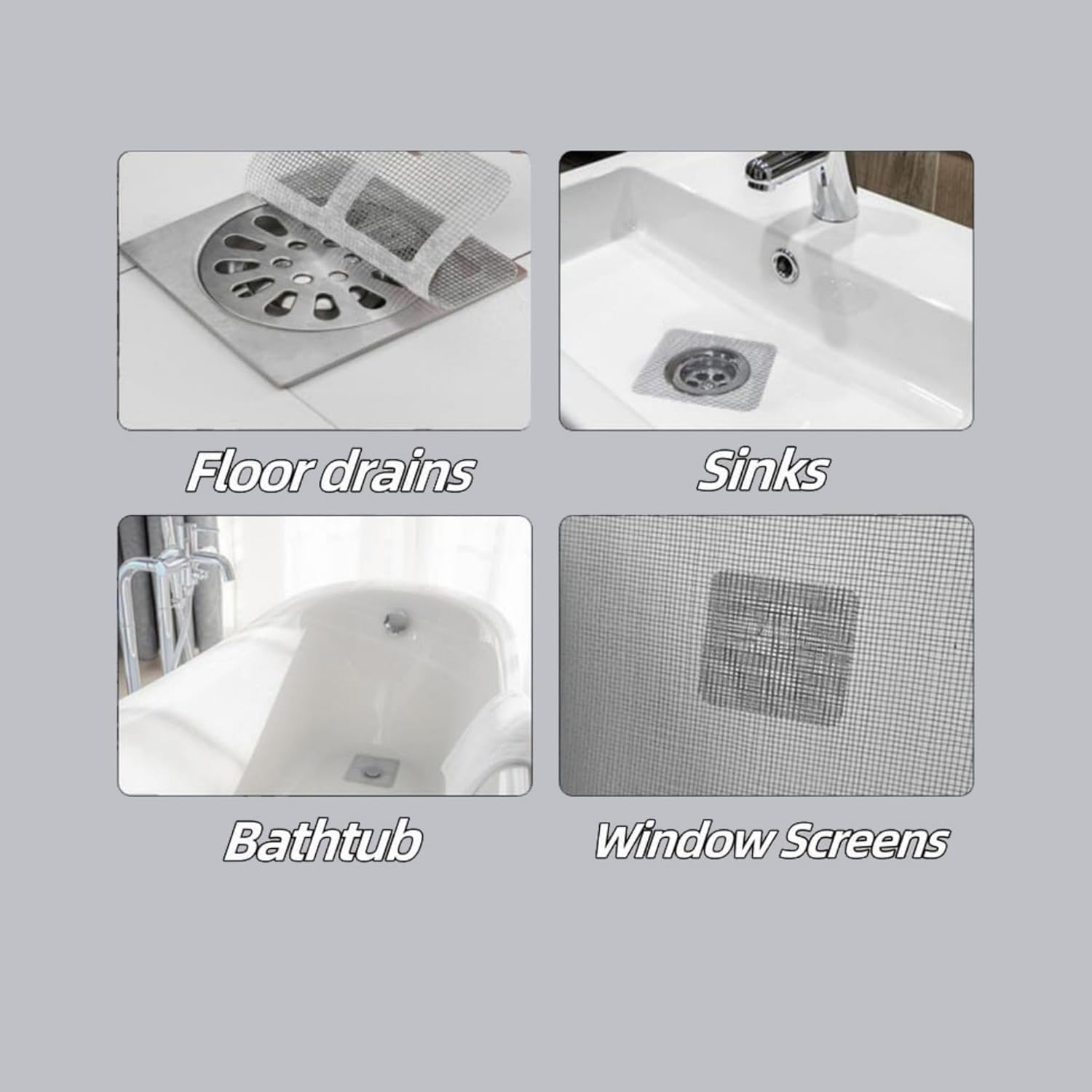 Lusebiy 20PCS Disposable Shower Hair Catcher 1
