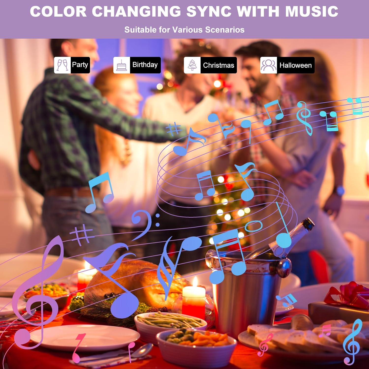 MIWISE 20ft RGB COB LED Strip Light DC24V Dimmable