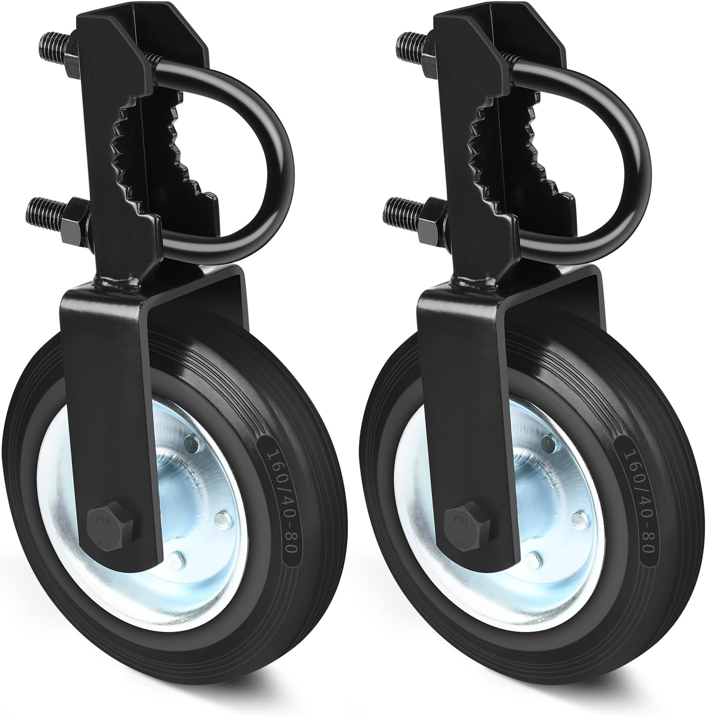MOFEEZ Gate Wheel Set of 2 for Metal Swing Gates
