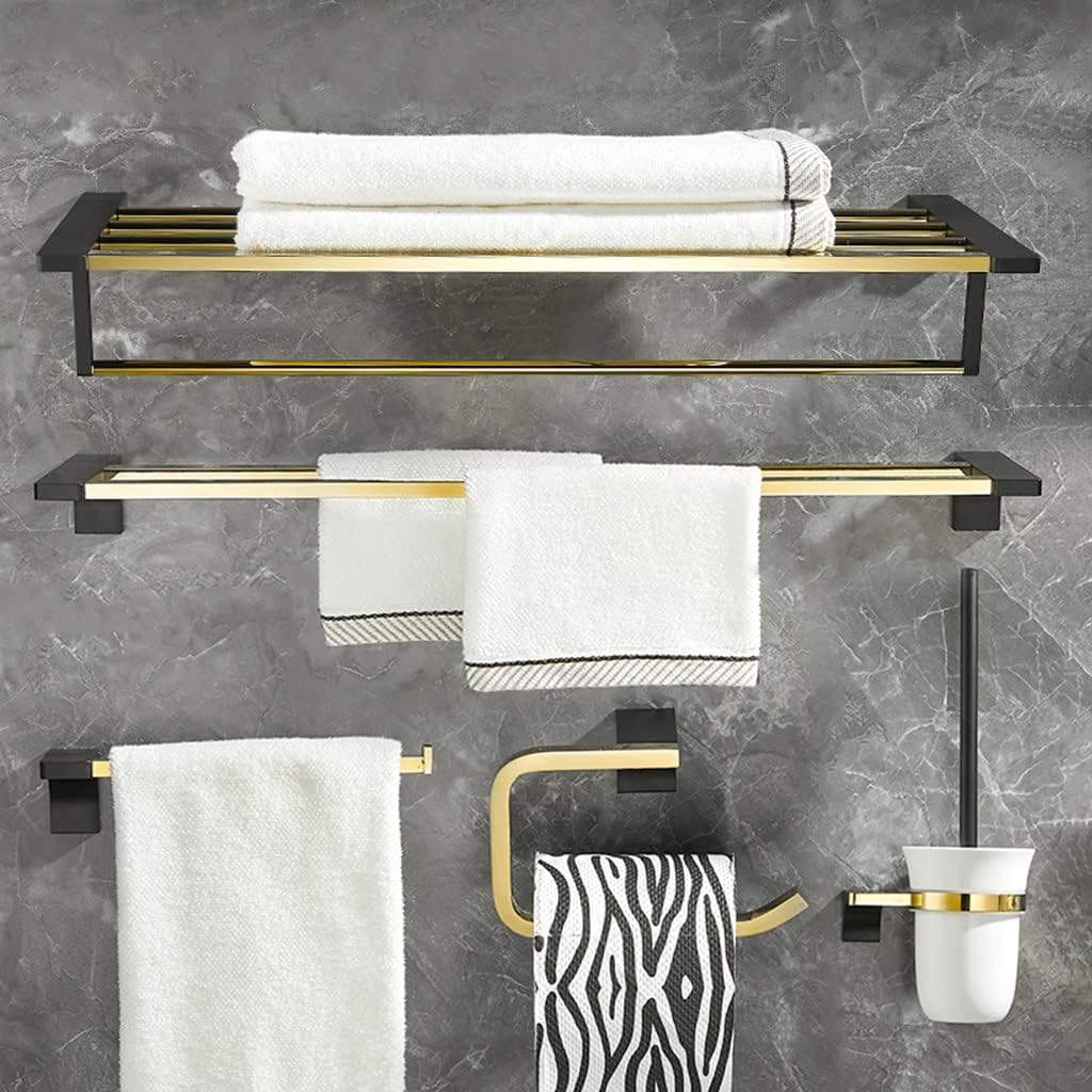 ANNBKA Bathroom Copper Towel Bar Set - Sturdy Stylish