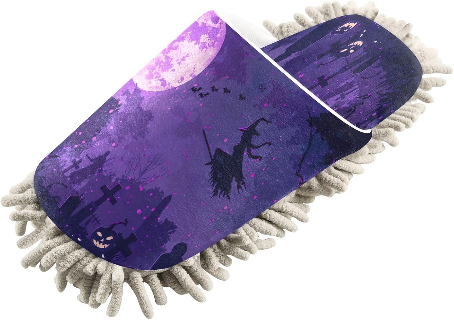 Zhirexin Dark Blue Mop Slippers for Men Women