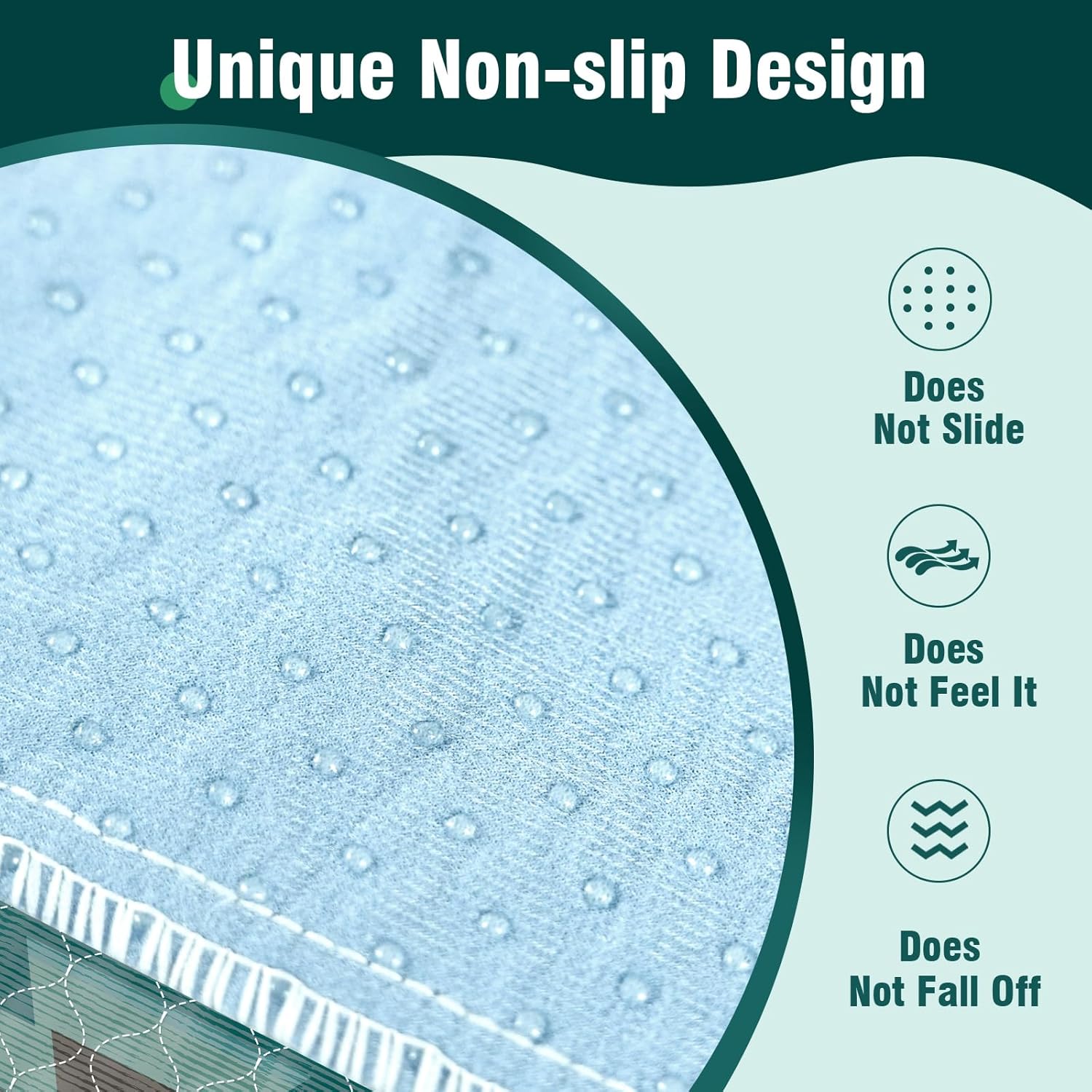 MILDPLUS Washable Bed Pads 34X52 Reusable Underpads with Printed Design