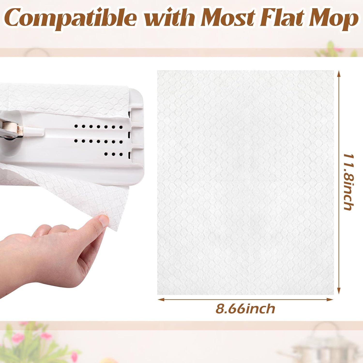 Hoolerry 900 Count Dry Mop Refills