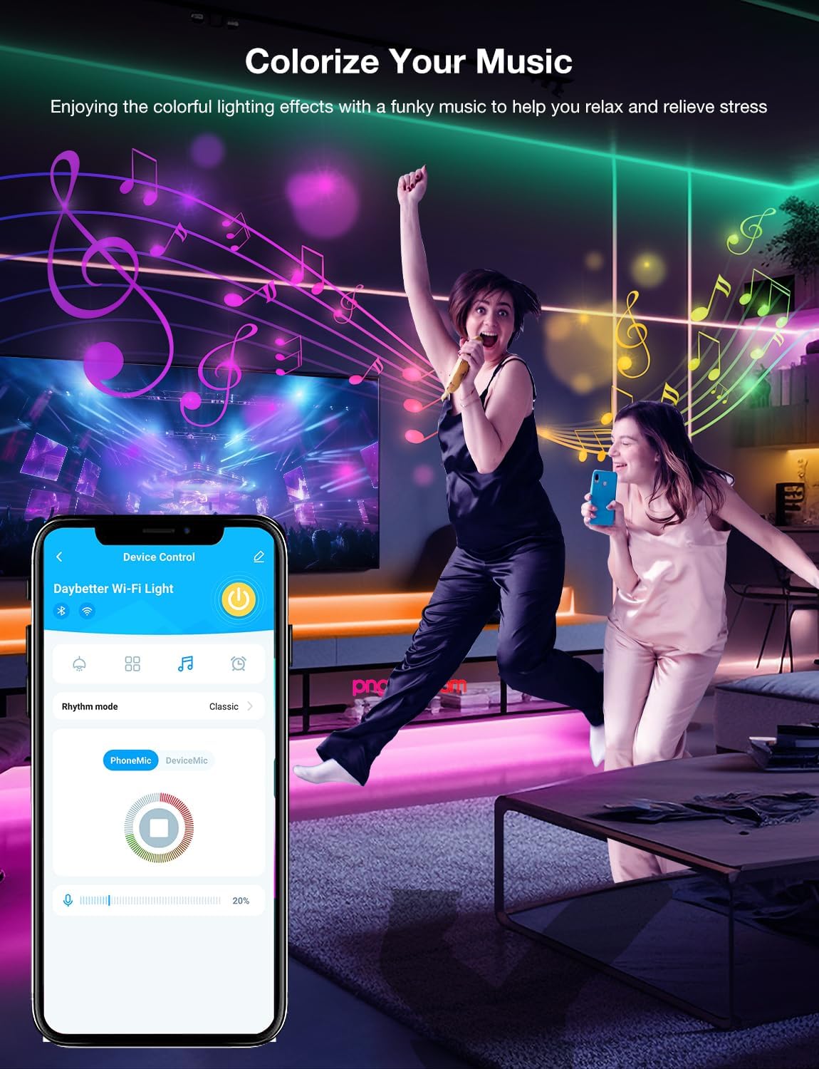 DAYBETTER Smart WiFi LED Strip Lights 50ft2