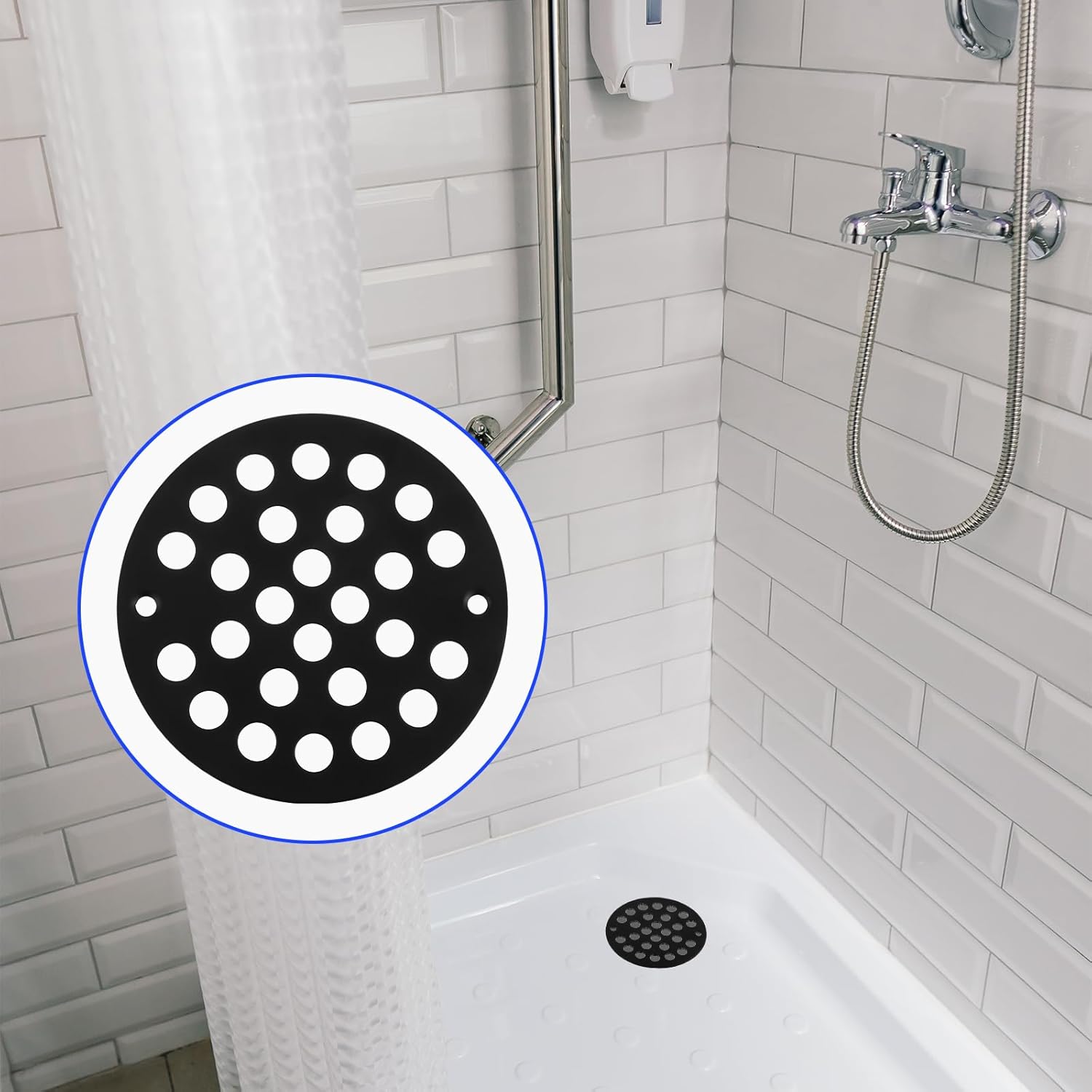 Stainless Steel Round Shower Drain Cover for Bathroom and Kitchen