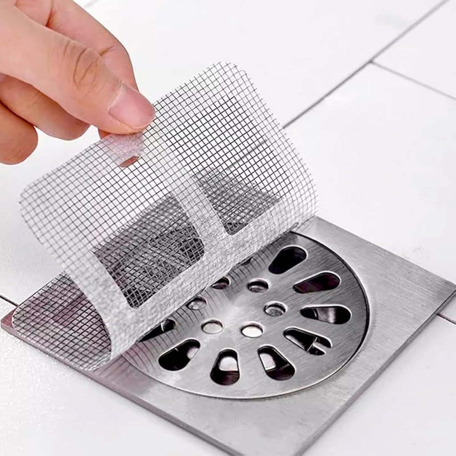 30Pcs Disposable Hair Catcher Drain Sticker for Bathroom Shower Sink