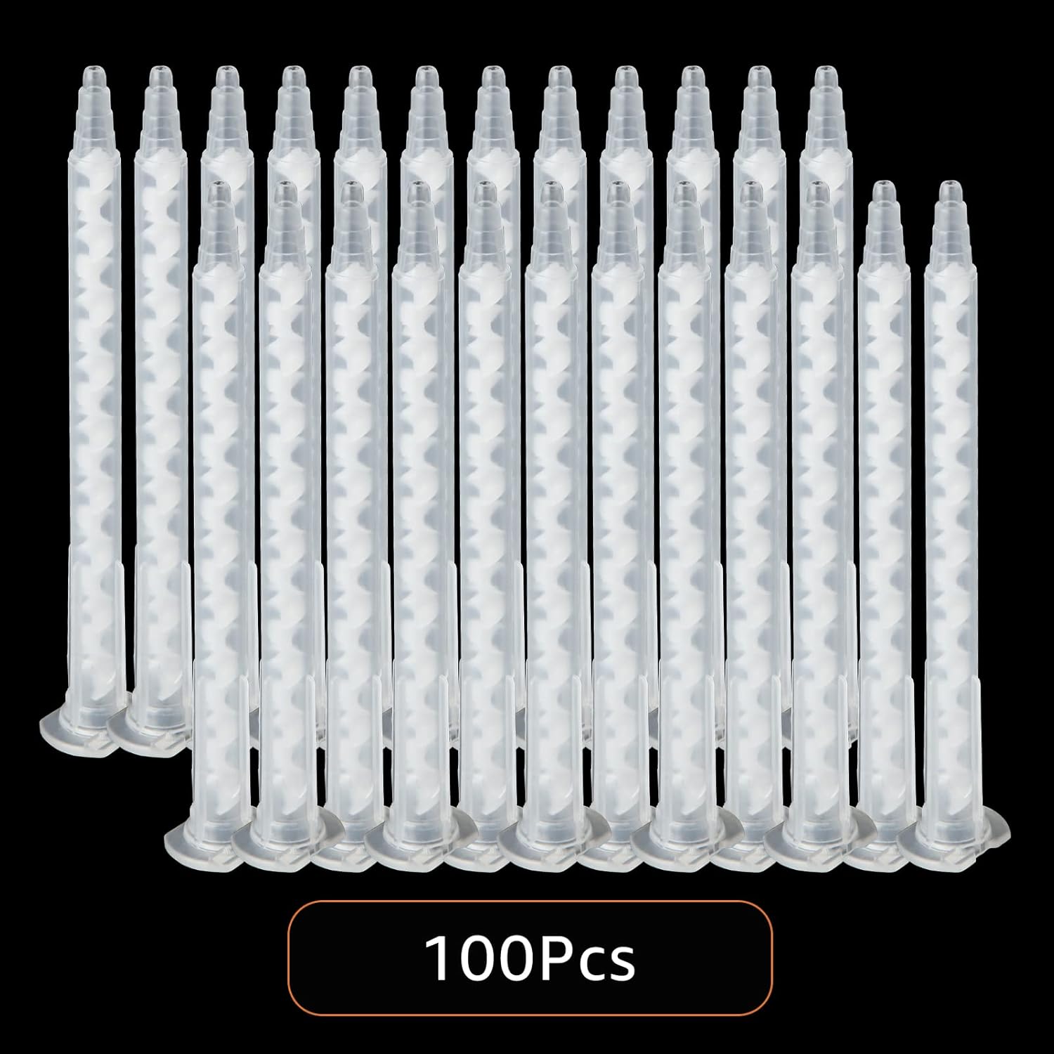 100 Pieces Epoxy Mixing Nozzle Tips for 50ml Cartridges
