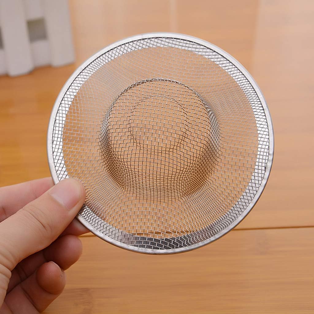 Stainless Steel Sink Strainer Hair Catcher Stopper for Kitchen and Bathroom