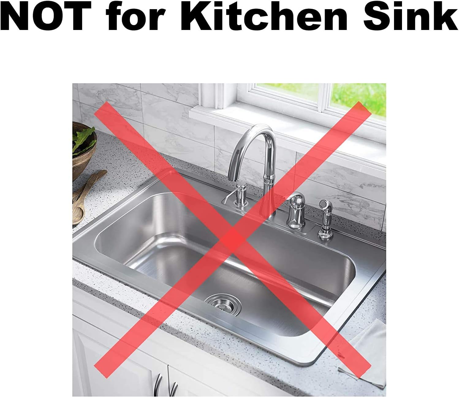 Hilltop Products 2 Pack Black Sink Strainer