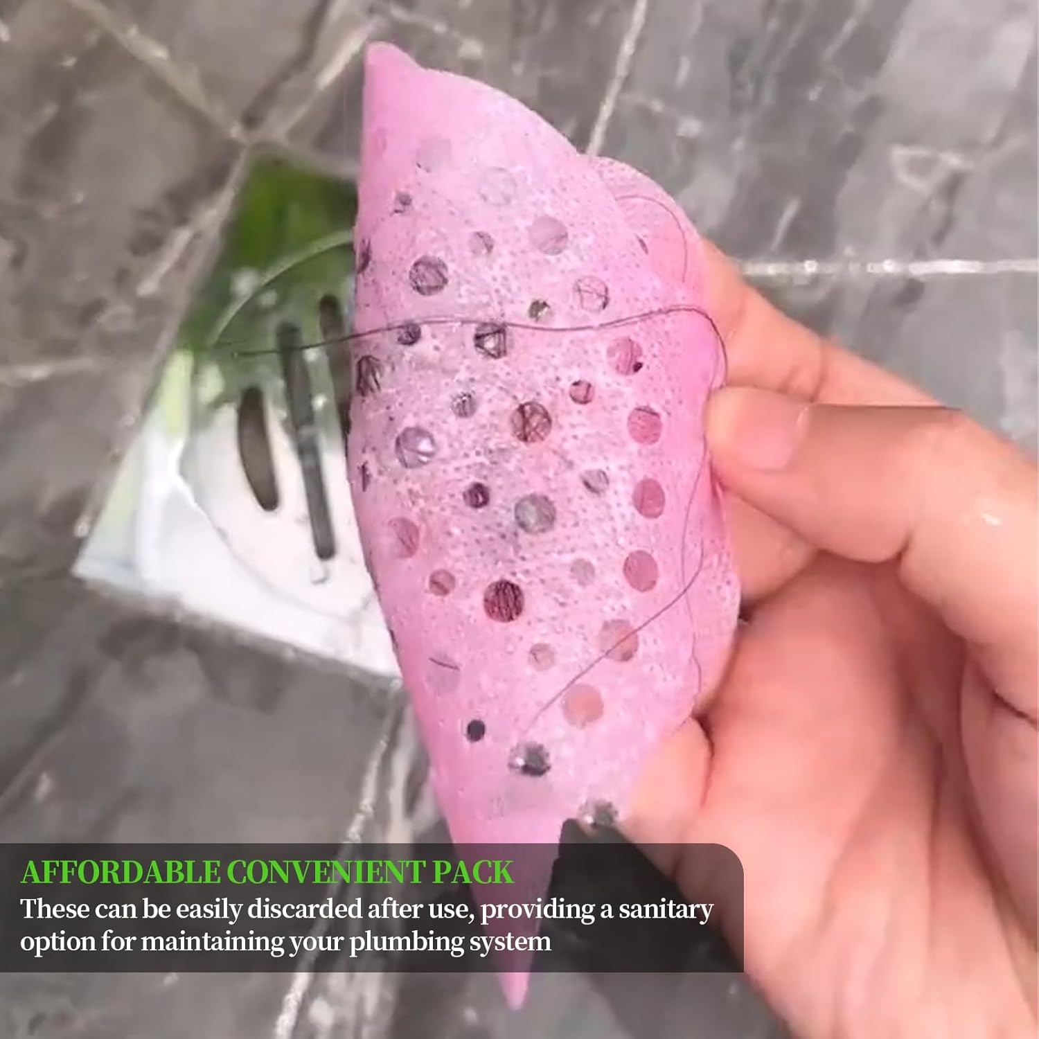 40PCS HUIKANGSHENG Disposable Hair Catcher Sticker