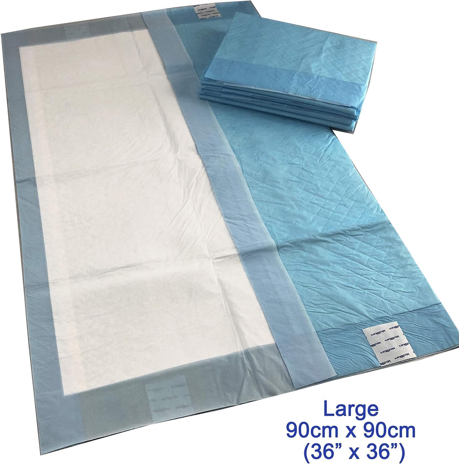 Medokare Bed Pads - 20pcs 90x90cm Disposable Incontinence Underpads 1
