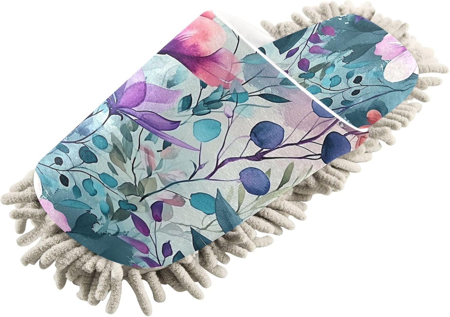 Zhirexin Watercolor Flower Cleaning Slippers